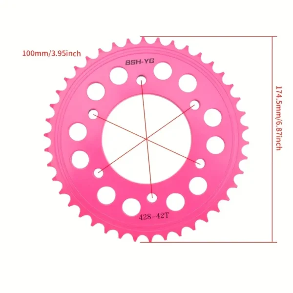 Motorcycle Modification Parts Pink Chain