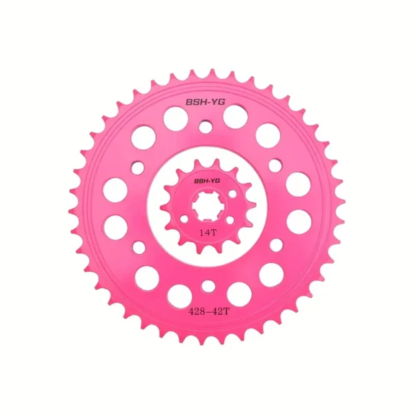 Motorcycle Modification Parts Pink Chain