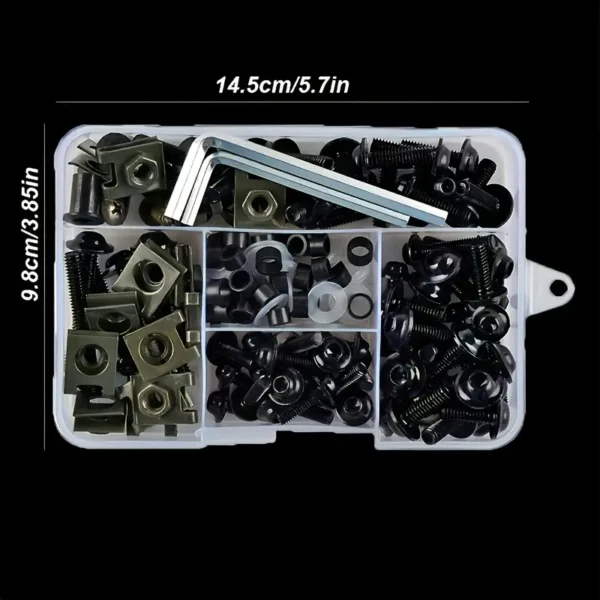 177pcs Motorcycle Screw Kit